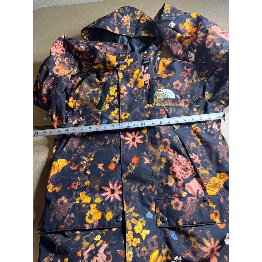 The North Face Mens DryVent Floral Insulated Parka Jacket Hooded Multi Color M